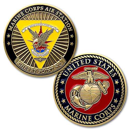 U.S. Marine Corps Air Station Cherry Point NC Challenge Coin