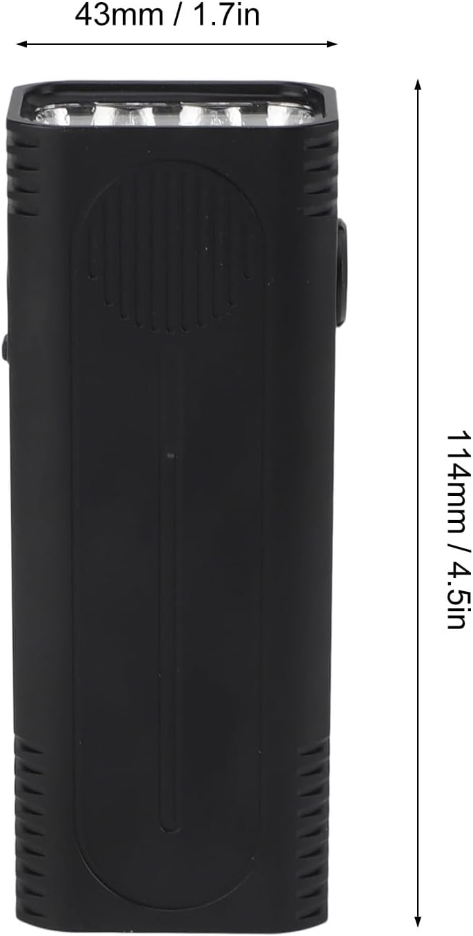 Rechargeable EDC Flashlight 10000LM USB IPX4 4200mAh Multifunctional Flat Flashlight Compact Clip On Flash Light for Camping Hiking Fishing