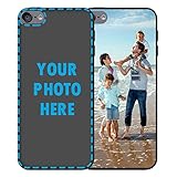 picturetify Design Your Own Cover for iPod Touch 5/6/7,Personalized Photo Case Custom Phone Case Slim Soft Shockproof Anti-Scratch Protective Phone Case Awwtee Customized Gift Birthday Xmas Black