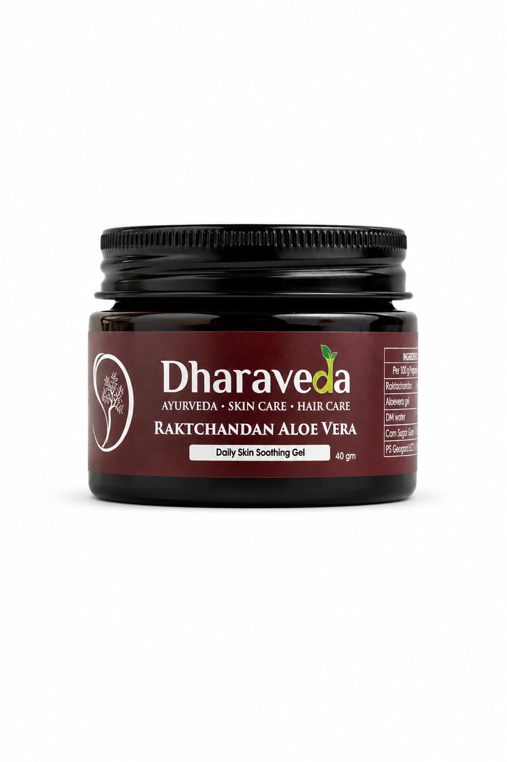 Raktchandan Aloe Vera Daily Skin Soothing Gel | Hydrating & Calming Aloe Vera Gel with Raktchandan | Moisturizer for Face & Body | Suitable for All Skin Types | 40 g-image-6