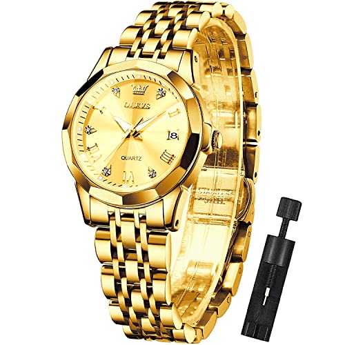 OLEVS Women's Diamond Fashion Watch
