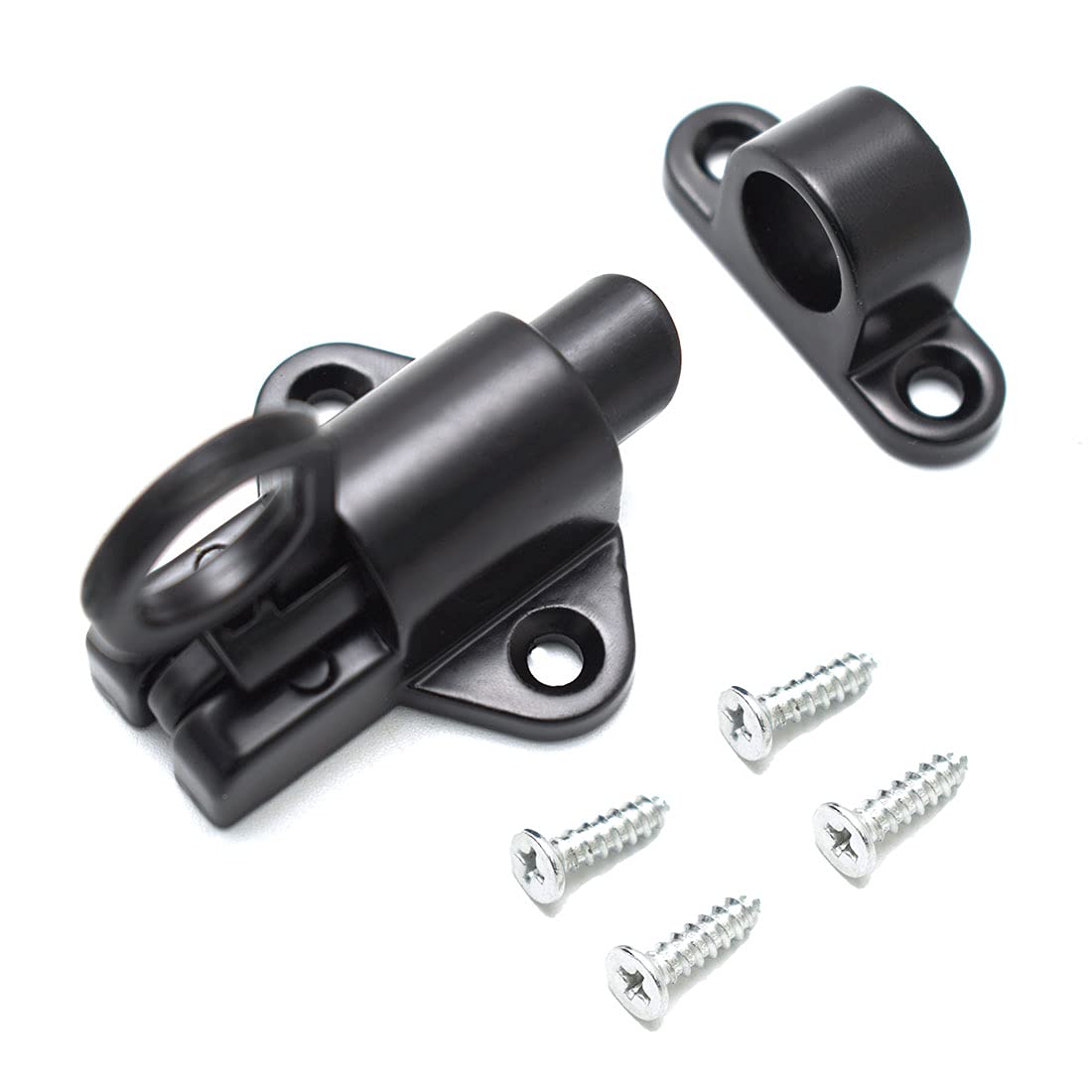 Spring Barrel Slide Bolt Latch 2-Pack Spring Loaded Slide Bolt Latches ...