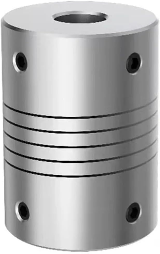 LR D D19L25 Aluminum Elastic Winding Shaft Coupler Motor Connector 6/7/8/9/10mm Thimble Type Customize Flexible Coupling(8mmX10mm)