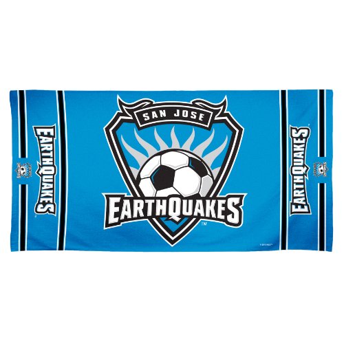 MLS San Jose Earthquakes 30 by 60 Fiber Reactive Beach Towel