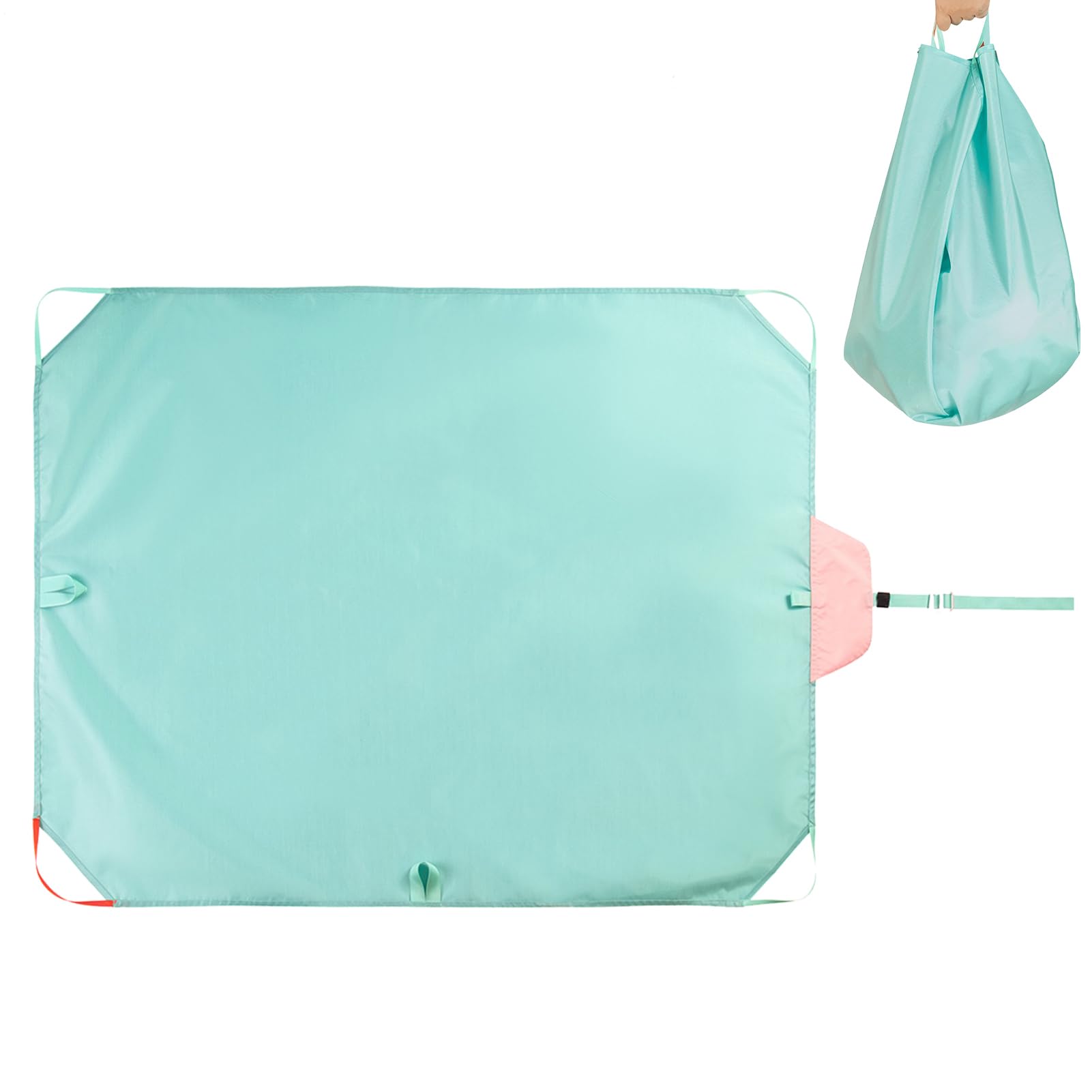 Generisch Bolsa de cuerda de escalada – de almacenamiento impermeable Oxford resistente con bolsa de transporte | gran capacidad suelo alfombra escalada roca montañismo | equipo al aire libre
