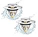 2 Pièces Flitre de Vidange Anti-Bloqué, Crépine de Rinçage Bouchon de Vidange Spring Core Pop Up, Bouchon de Vidange Universel pour Lavabo à Poser, Adapté pour un Trou de Drainage de 34-38 mm