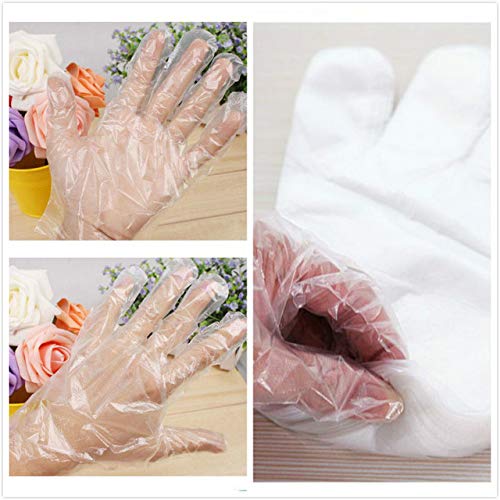 Disposable Plastic Hand Gloves (100 pcs) Amazon.in Home & Kitchen