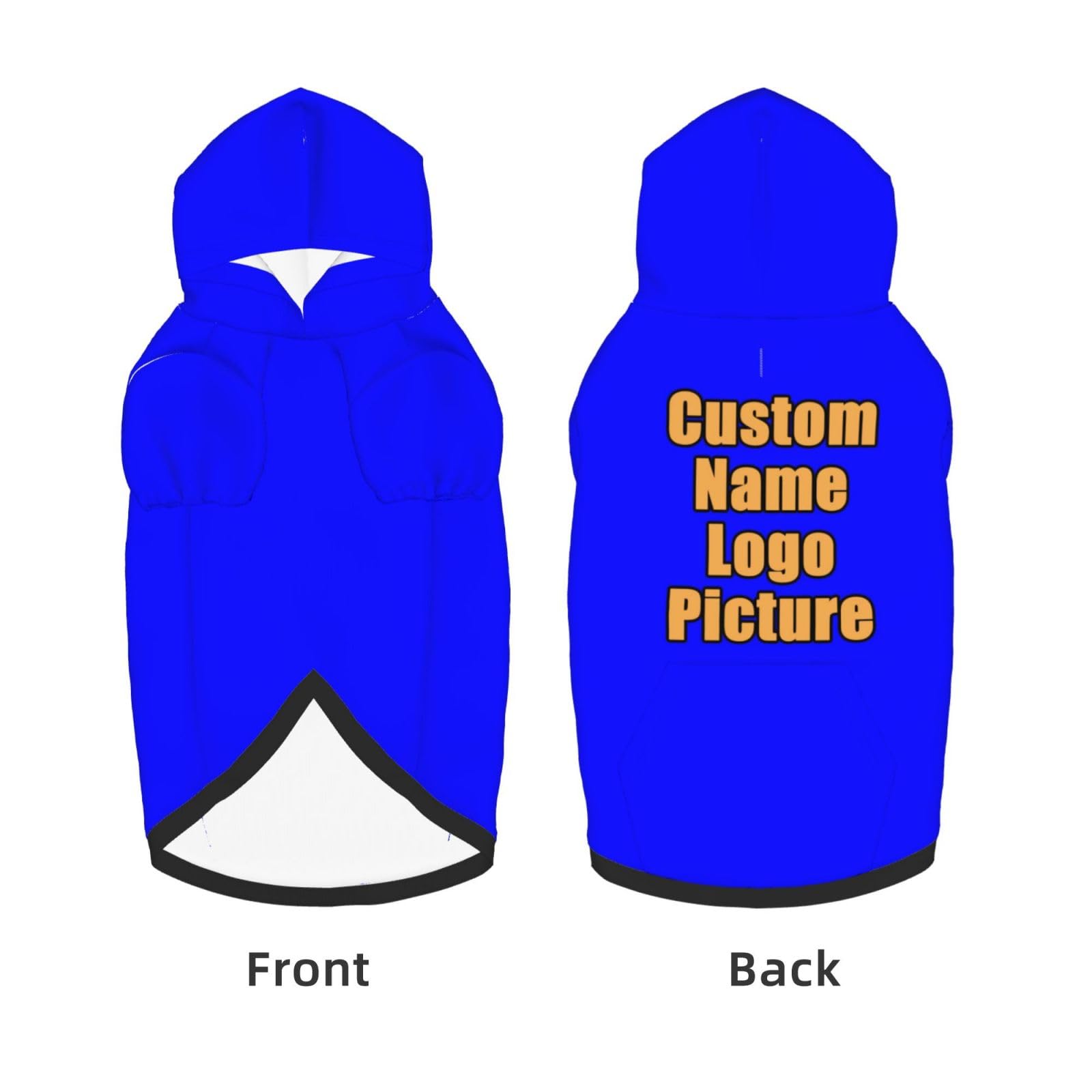 Custom Basic Dog Hoodie Halloween Costume Xmas Pajamas Outfit Warm Dog Hoodie Sweater Cold Weather Clothes Sweatshirt for Small Medium Large Dogs Puppy Cat Style50