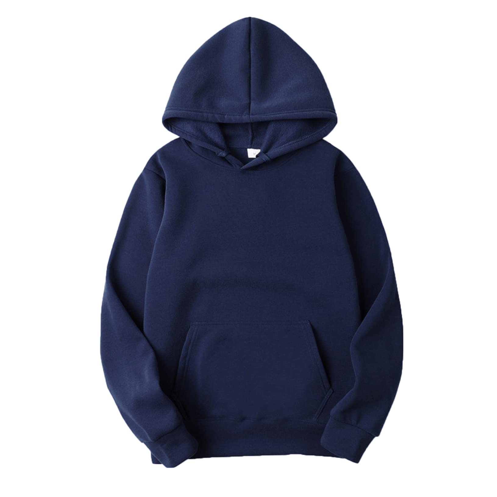 YEAHDORMens Causal Drawstring Hooded Sweatshirt Pullover Long Sleeve Plain Hoodies Tops