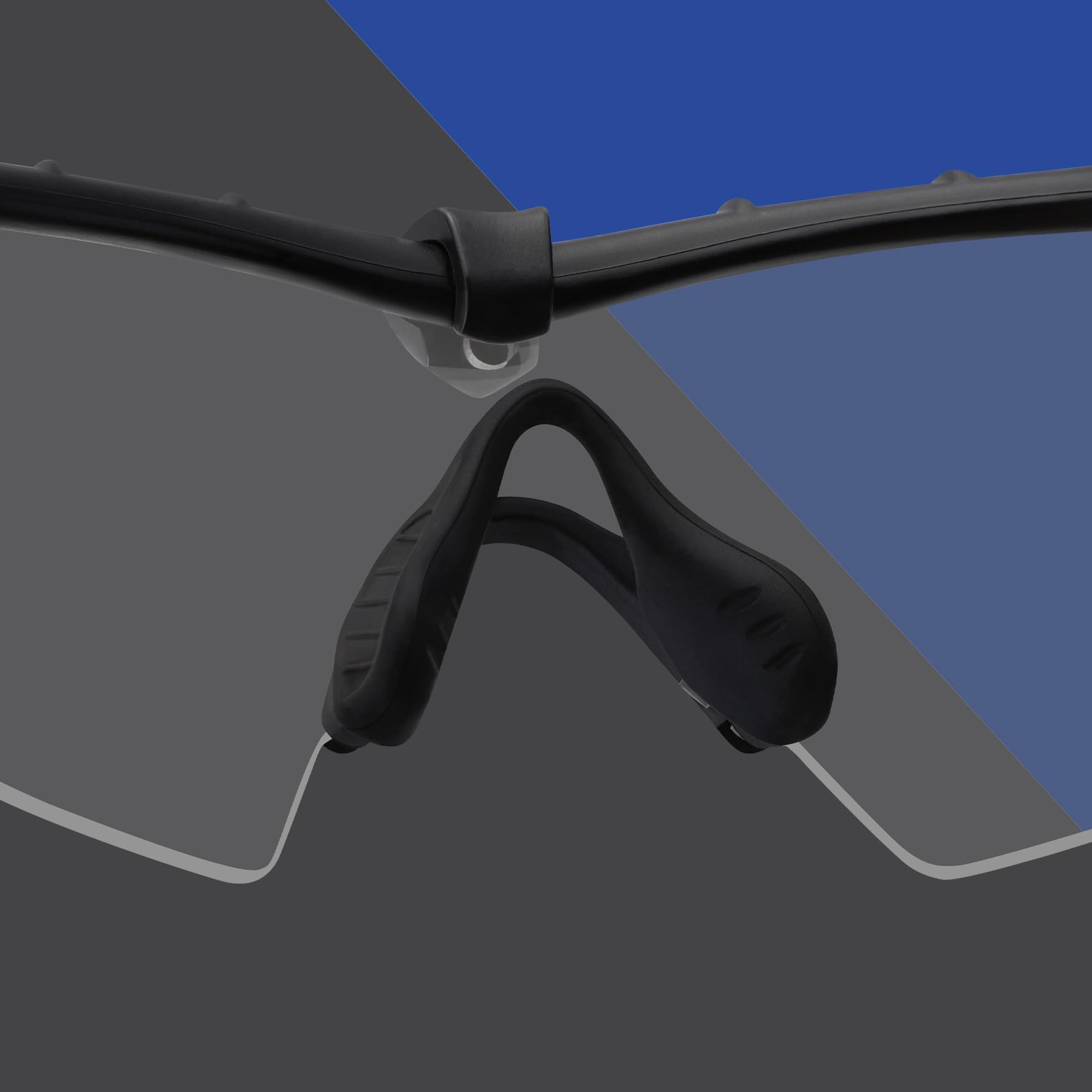 Kit clip di ricambio in gomma per occhiali da sole Oakley Si M Frame 2.0 | Si M Frame 3.0 OO9146 | Si Ballistic M Frame 2.0