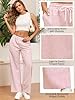 ZAFUL Striped Linen Pants Women Cute Comfy Summer ... #1
