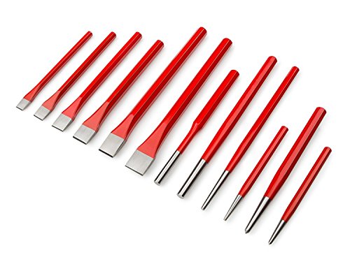 518QtAZmYwL Best Choice 12-Piece Heavy Duty Punch and Cold Chisel Set with...