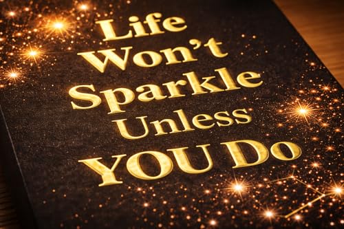 Image of Sumiko motivational Pen Stand holder Size: 4 x 2.75 inch | Desk Organizer Pen Pencil Holder for Office and Home Decor (Black Sparkle)