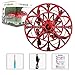 KUANDARMX Mini Drone UFO Ventilatore USB Quadricottero Elicottero a Induzione a Infrarossi Aereo Ricaricabile con Luce LED Giocattoli per Bambini 3-10 Anni Palla Volante Drone, Red