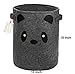 Kids’ Collapsible Laundry & Toy Basket – Felt Baby Hamper with Strong Handles & Cute Design – Kids & Baby Laundry Basket for Boys & Girls, Storage, Organization, Nursery by Sannomiya - Panda