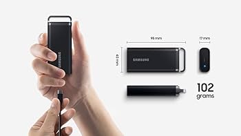 Samsung T5 EVO Portable SSD 8TB, USB 3.2 Gen 1 External Solid