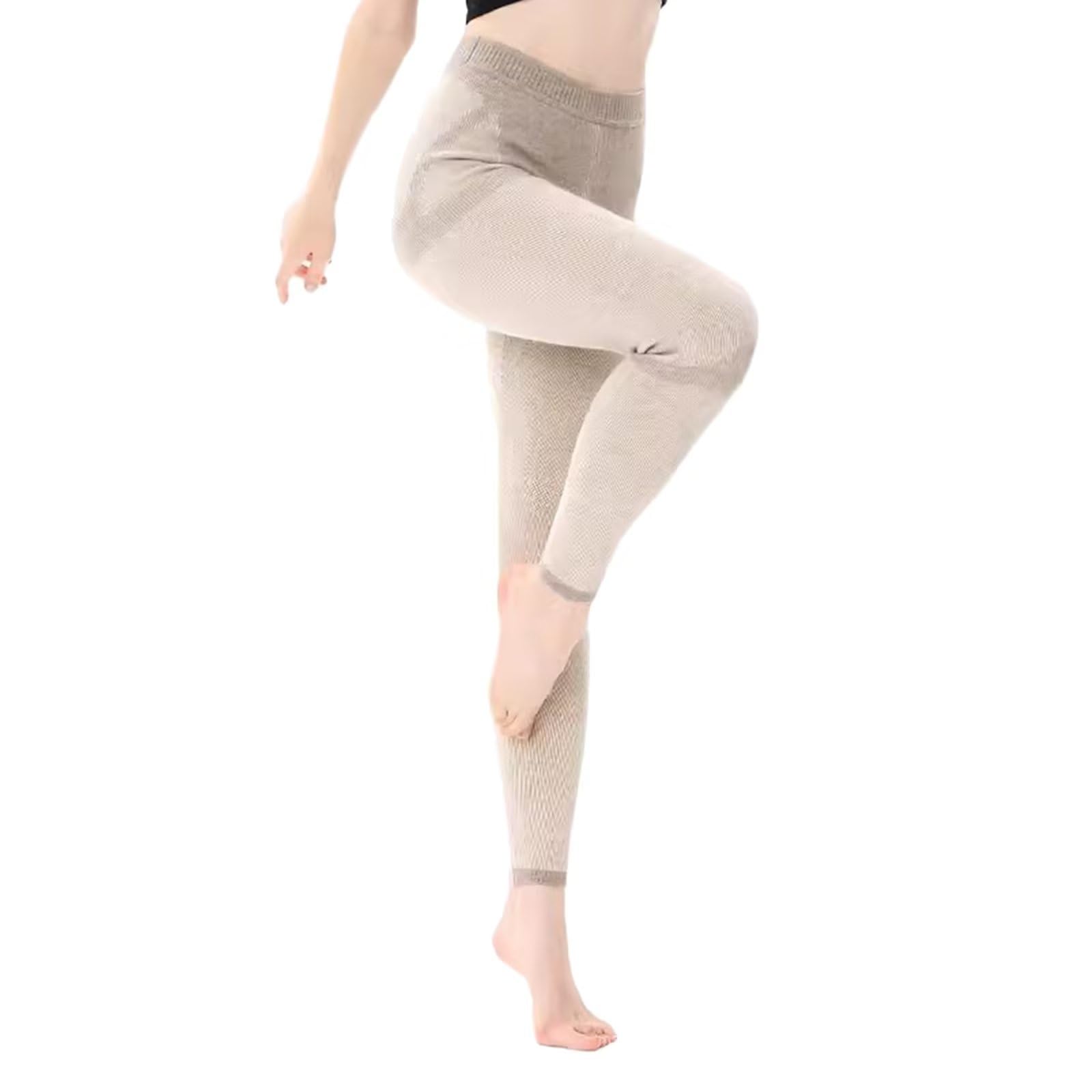HNVAVQ Pantalon Thermique sous-Vêtements Chauds 100% Cachemire Leggings Femmes Pantalon Thermiques pour la Marche, la Randonnée,la Chasse et Le Ski