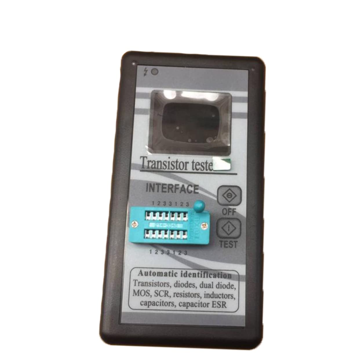 PartyKindom De Transistores Digital Medidor De Resistencia Capacitancia Inductancia Autocalibración