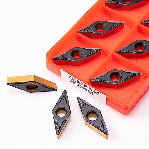 Insertos de carburo para torno VBMT160408 PM 4225 10 piezas miniatura 4