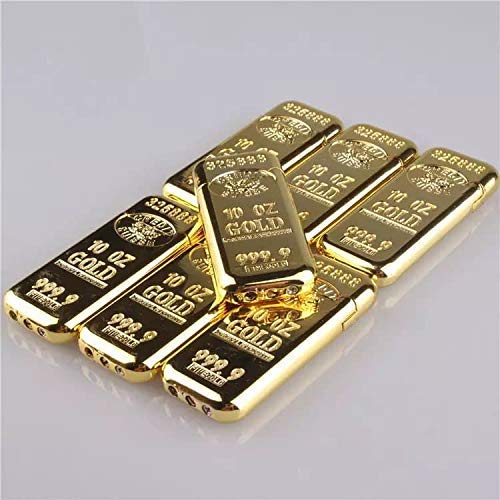 Encendedor de bolsillo estilo barra de oro miniatura 5