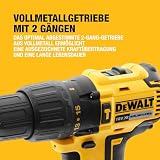 DEWALT XR 18V Brushless Combi Drill Driver, Compact Cordless Hammer Drill with 2 x 2Ah XR Li-Ion Batteries, Charger, Kitbox, High Torque, LED Light, Versatile Performance - DCD778D2T-QW - 6