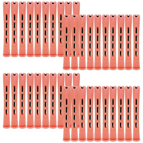Attkryy Cold Wave Hair Perm Rods Set of 40-Pack Plastic Curling Rollers for Salon & Home Styling Heatless Hair Curlers