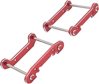 SM SunniMix RC Car Swing Arm Reinforcement RC Reinforced Swing Arm RC Swing Arm Reinforcement Parts for Wltoys 144001 144002 144010 1/14 Truck Hobby Car, Red