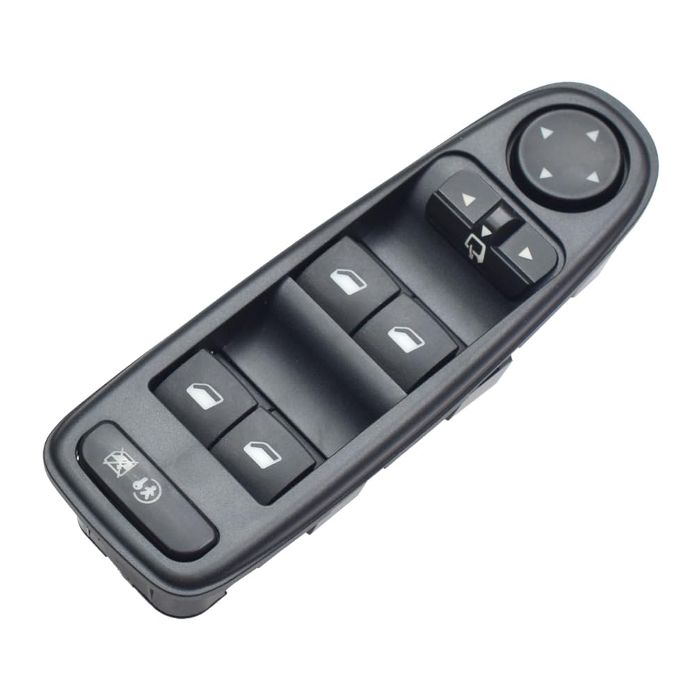 6554.YH Interrupteur principal de lève-vitre électrique avant gauche pour Citroen C4 Grand Picasso 2007-2014 (Avant gauche)