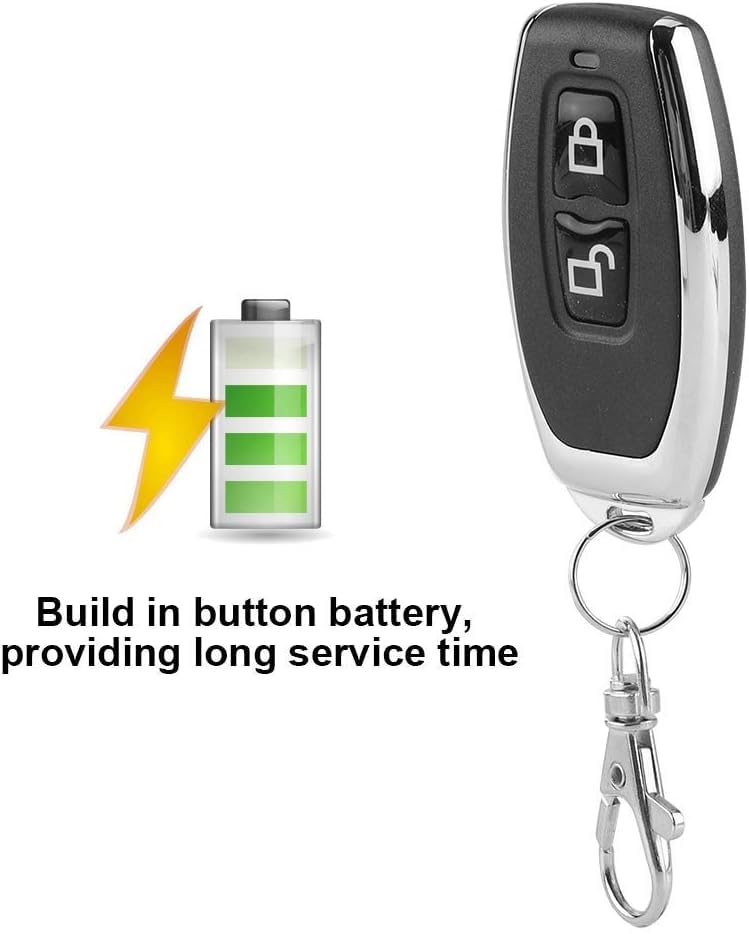 Image of Metal Electronic Door Lock with WiFi Controller Main Gate Lock with 2 remotes | Heavy Duty Lock | Suitable for SS Steel MS Aluminium Wooden Gates | Mobile App Remote Key Based