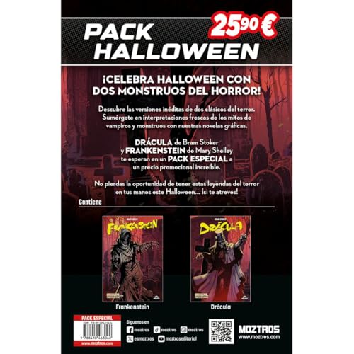 Pack Halloween Drácula & Frankenstein (PACK ESPECIAL)