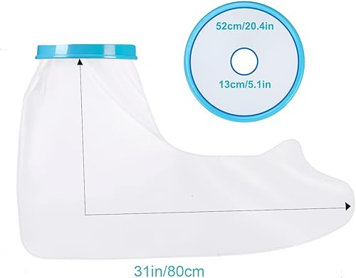 Miniatura 4 de Funda impermeable para brazo para ducha, protector de brazo completo para adultos, sello hermético para mantener el vendaje seco para brazos rotos,