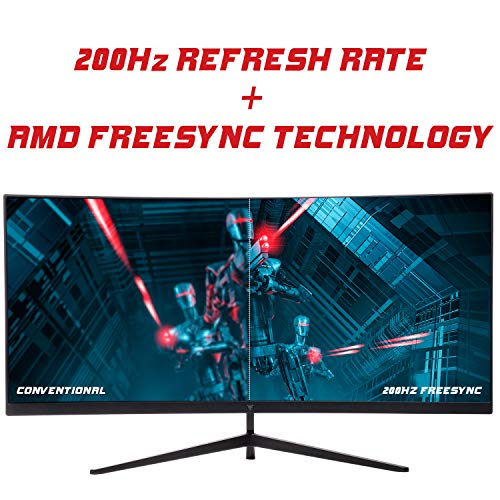 monitor GGC - 30" Curvo 2560x1080 WFHD UltraWide, R1800, Pannello VA da 200Hz, Risposta 1ms MPRT, Collegamenti 3xHDMI e DP, HDR Ready, Adapt Sync - Monitor - Immagine 1