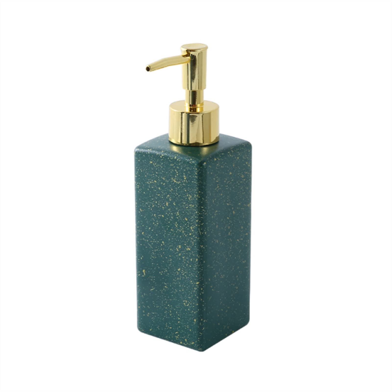 Kitchen Soap Dispenser Kitchen Liquid Dispencer 380ml Soap Dispenser Glass Empty Bottle Conditioner Shampoo Bottle Detergent Container Home Hotel Bathroom Handsoaps Dispenser(Green)