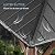 LUE BONA 12x14 Hardtop Gazebo, Galvanized Steel Double Roof Permanent Gazebo Pavilion with Wood-Like Aluminum Frame, Outdoor Metal Gazebo Canopy with Nettings and Curtains for Deck, Patio, Backyard