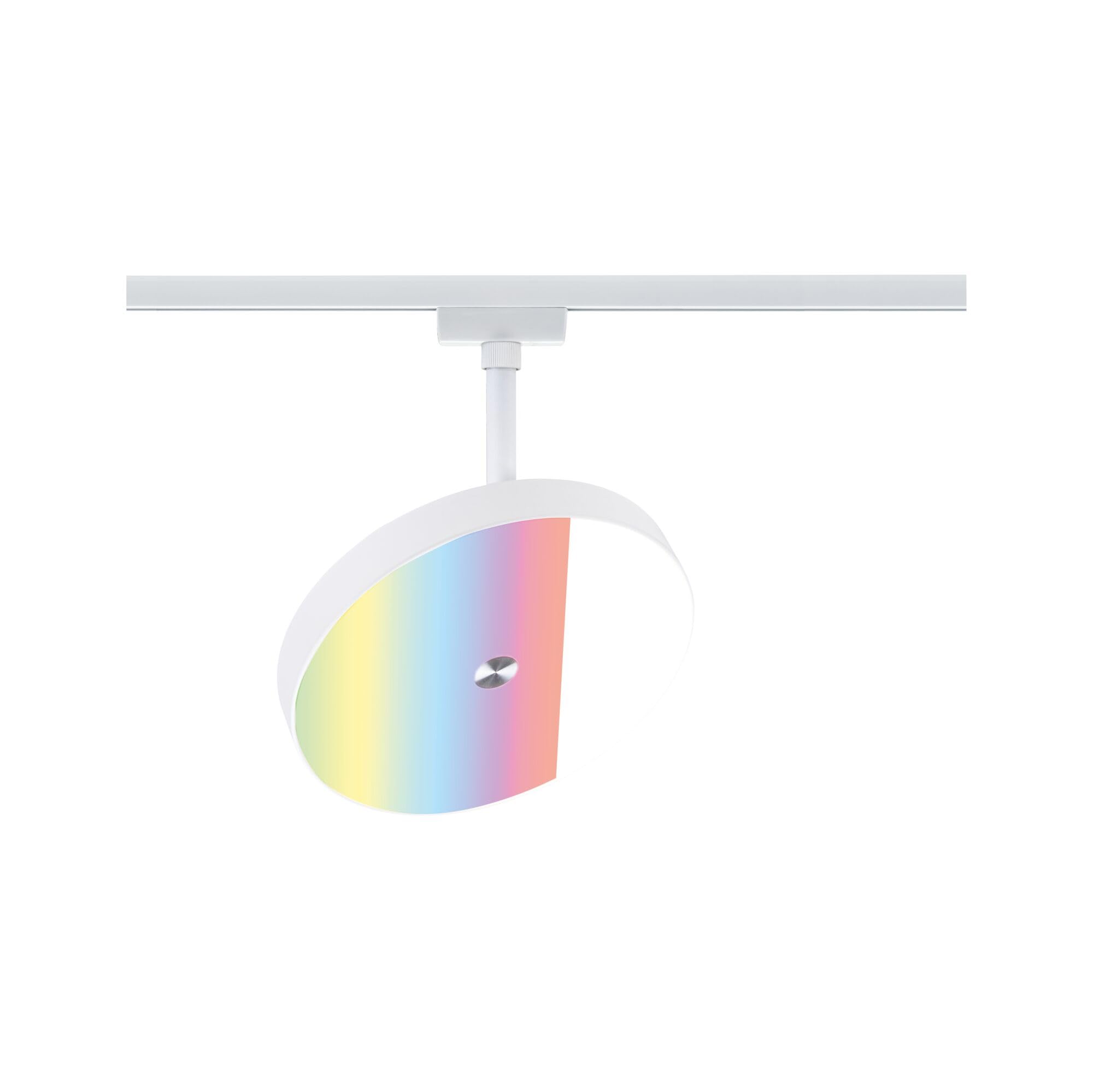 Paulmann 95689 URail Spot sur rail Smart Home Zigbee 3.0 Hildor RGBW 500lm 7,5W RGBW+ dimmable 230V Blanc signal