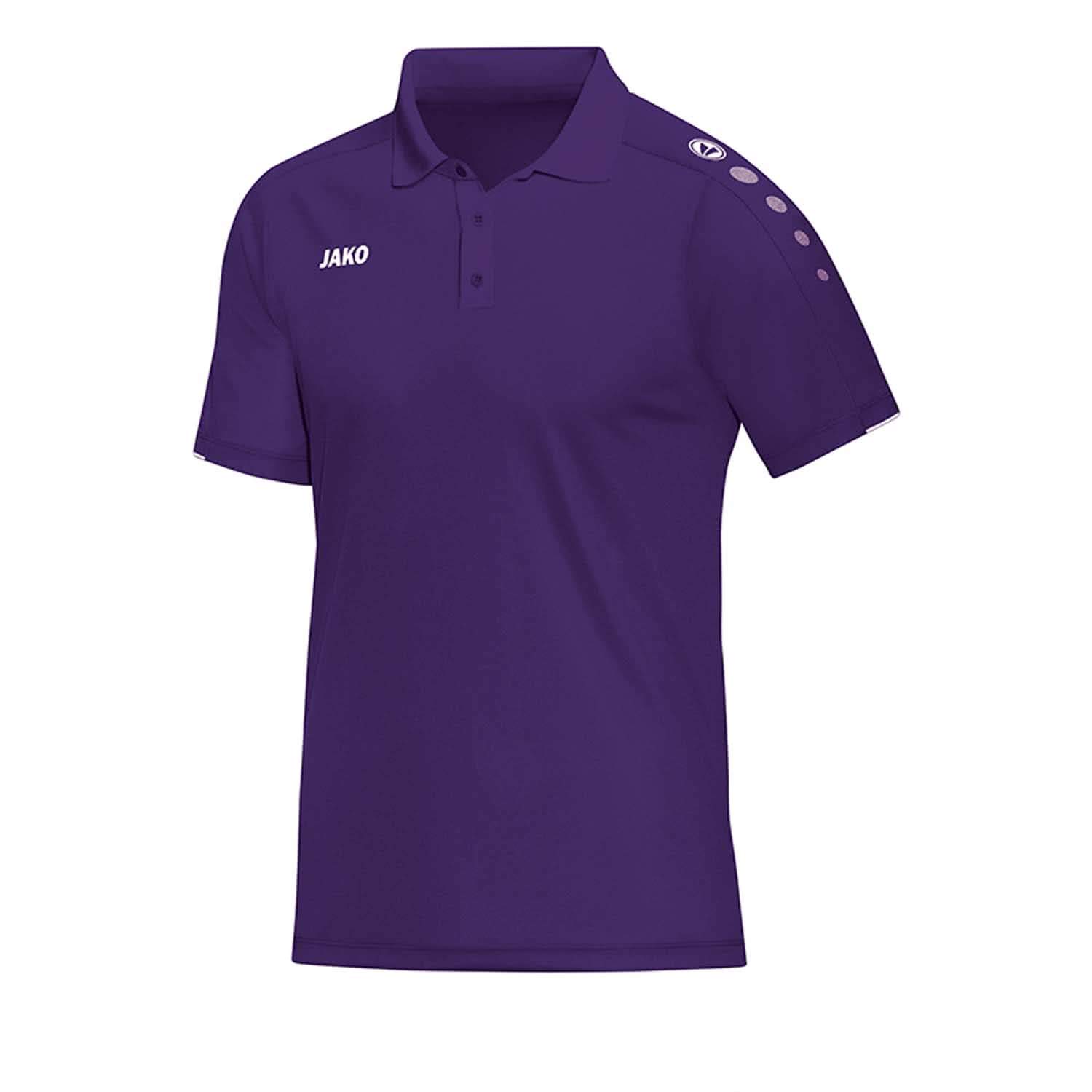 JAKO Men's Classico Polo, Purple, 4XL