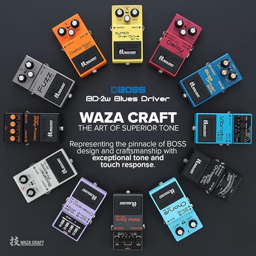 Image of BOSS BD-2W Blues Driver | Premium Waza Craft Guitar Effect Pedal with Analog Circuitry | True Reproduction of the Legendary BD-2 Blues Driver | Standard & Custom Playing Modes | 5-Year Warranty