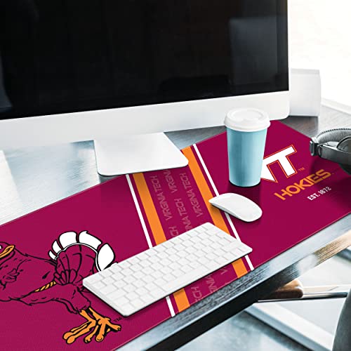 Image of YouTheFan NCAA Virginia Tech Hokies Logo Series Desk Pad
