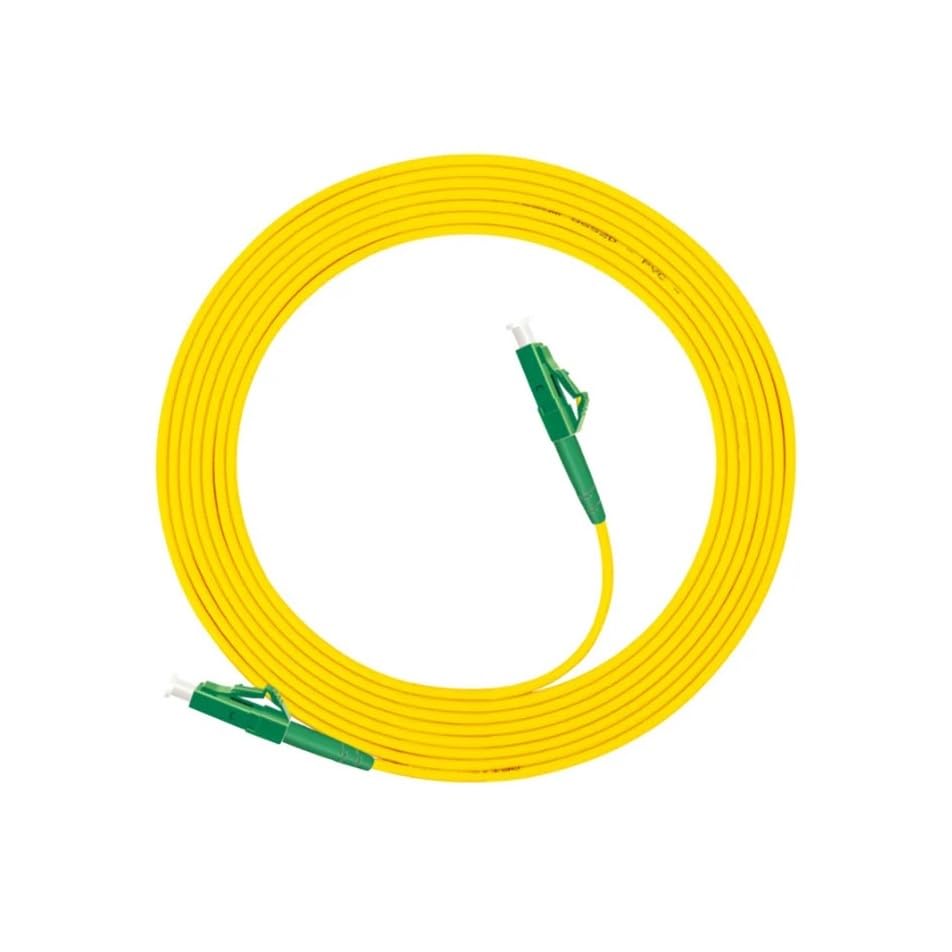 Fibra óptica LC, simplex, monomodo, latiguillos de PVC(5m 10pcs)