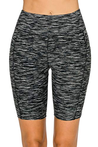 Image of ALWAYS Women's High Waist Bike Shorts - Athletic Workout Tummy Control Stretch Running Yoga Pants