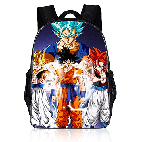 IFHDO D-ragon Mochilas Infantiles, Goku Ball Mochila Kids Escolar Mochila 3D Printed Mochila...