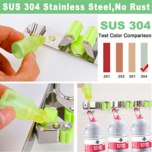 image for HKESTLD Mop and Broom Holder Wall Mount,Broom and Mop Holder Wall Moun