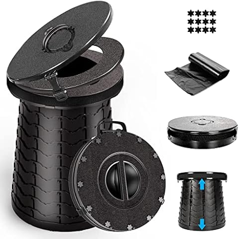 sandpaint Campingtoilette, Schnelle Faltbare Tragbare Schwere Trockene Toilette 300kg Cover