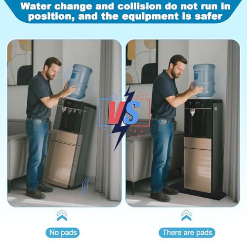 Water Cooler Mat on Floor with Appliance