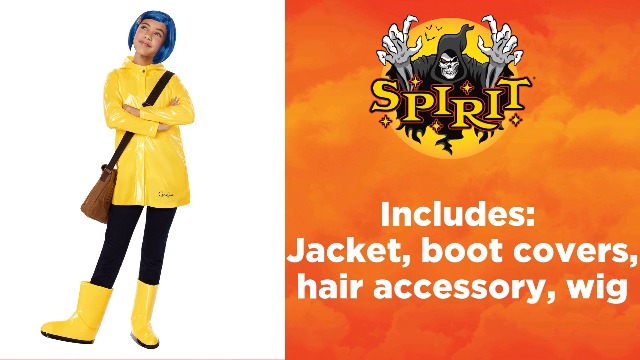 Disfraz infantil Coraline Spirit Halloween miniatura 4