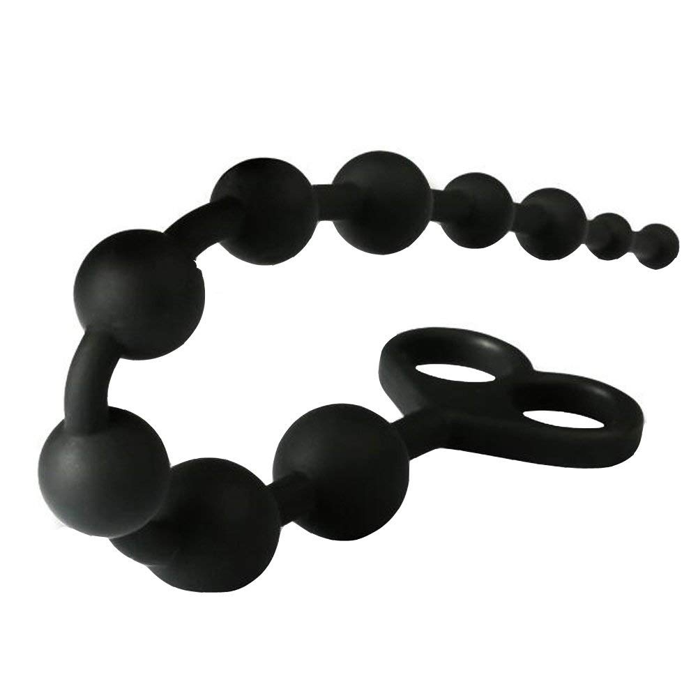 SXOVO Cadena Anal con 10 Bolas, Consolador Anal con Bolas Anales Para Hombres y Mujeres