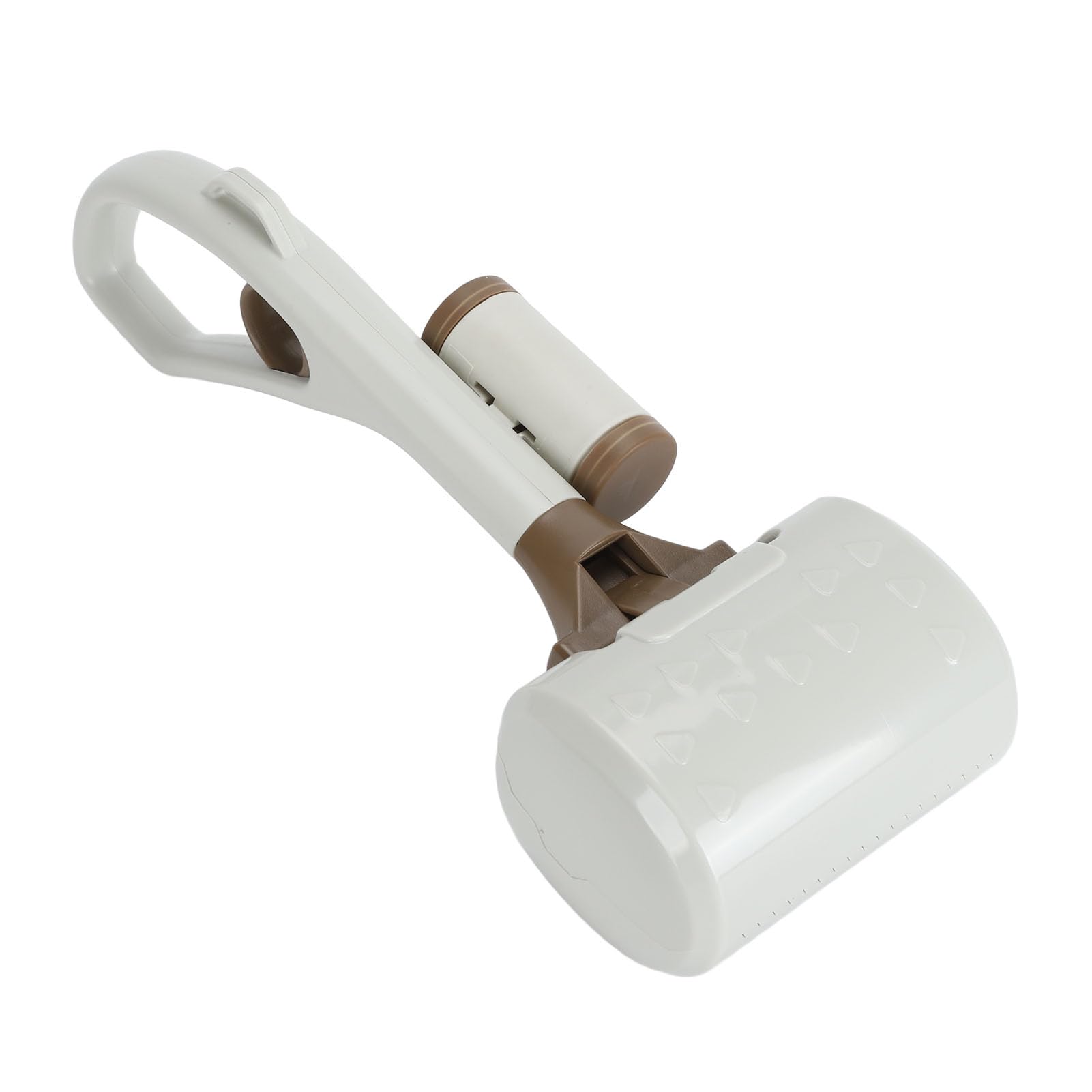 Ramasse-crottes for Animaux avec Support for Sac | Pelle légère à Long Manche for Jardin, Parc et | Design Ergonomique, matériau ABS Robuste | Ramassage sans courbure (Gris)(White)