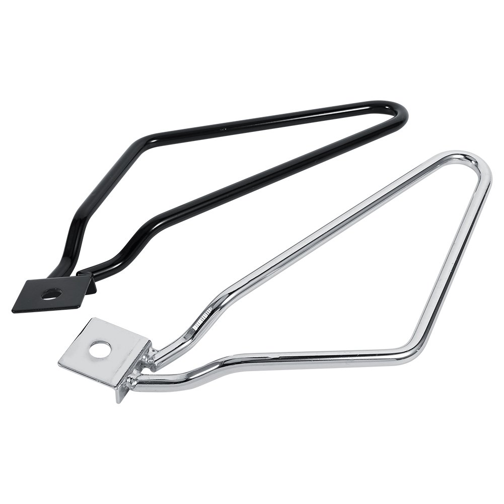 1 Pair Motorcycle Saddlebags Brackets, Saddlebag Bracket Support Guard Support Bar for XL8831200 HD14501584 (Black)