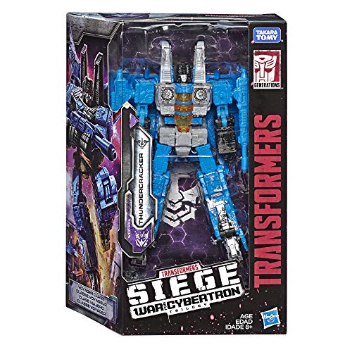 Transformers Generations War for Cybertron Voyager WFC-S39 Thundercracker Action-Figur – Siege Chapter – Erwachsene und Kinder ab 8 Jahren, 17,5 cm