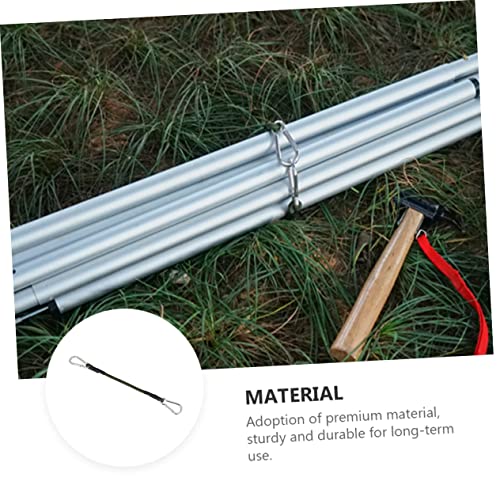 Toddmomy 2 Pçs Mosquetão Cordão Elástico Cordão Resistente Acessórios Para Barraca Externa Acessório